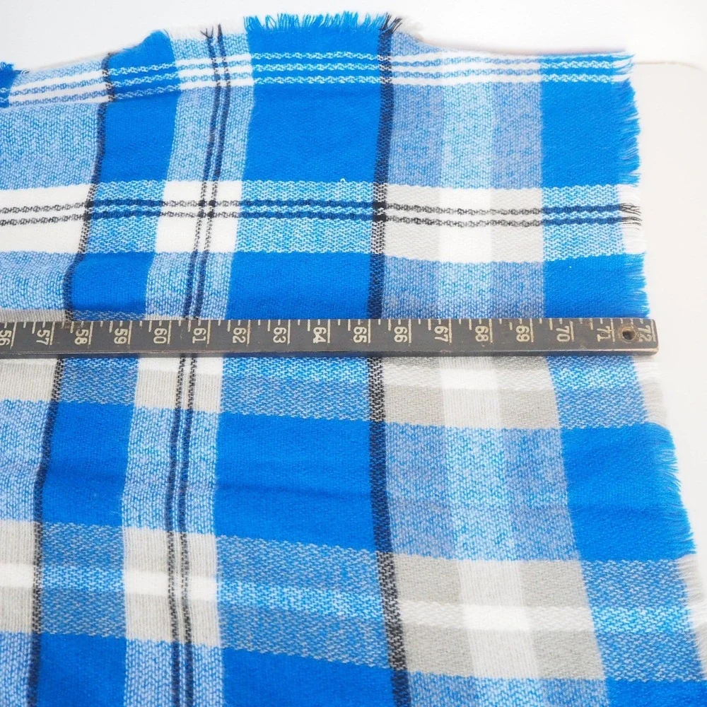 Duke‎ Blue Devils Plaid Scarf Blue Durham North Carolina NCAA College Basketball